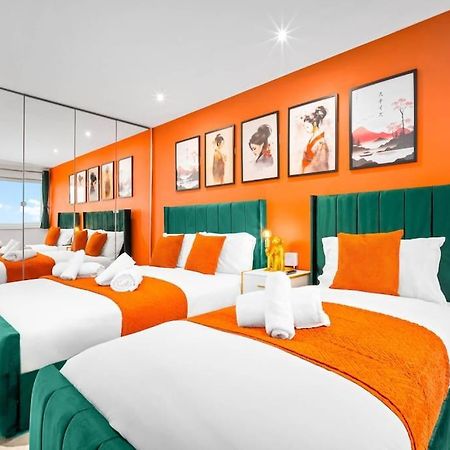 Top Floor City Centre Apartment - Sleeps 7 - 4 Beds - With Balcony And Parking - Smart Tv'S On Each Bedroom Wall - 5 Mins From Bullring, Selfridges, Moor Street Station - By Zena Stays Μπέρμιγχαμ Εξωτερικό φωτογραφία
